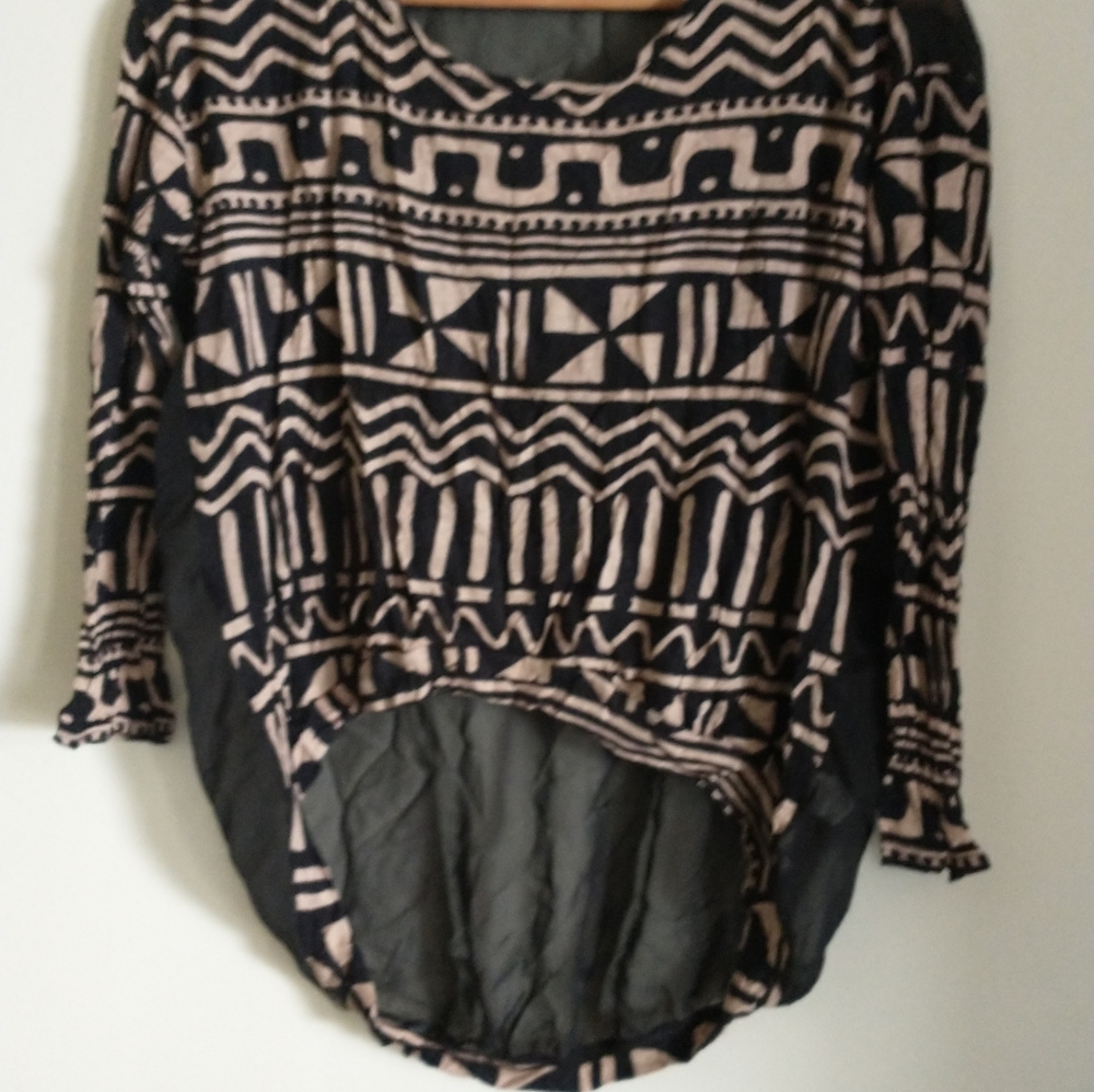 Aztec lacey top